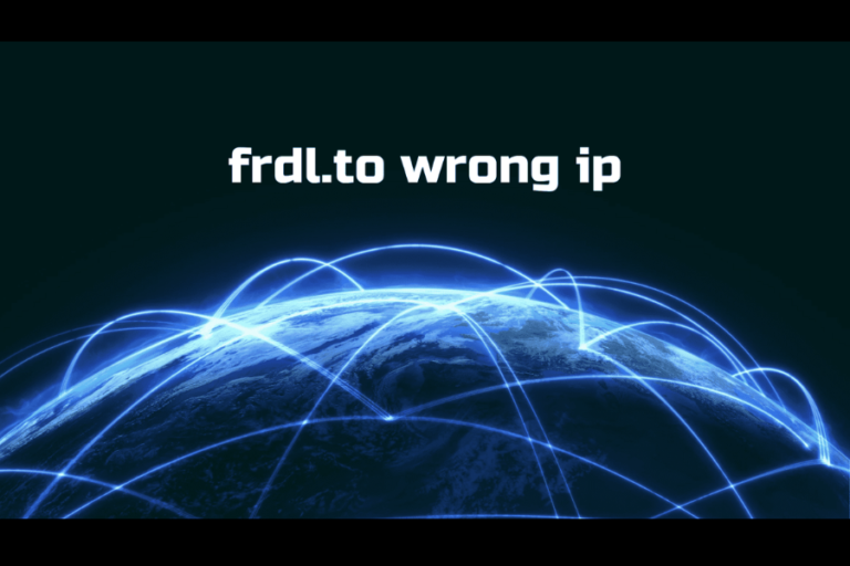 frdl.to wrong ip